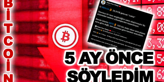 5 AY ÖNCE Bitcoin fiyatını söyledik! BİTCOİN, LUNA, UST ve Kripto Haberleri