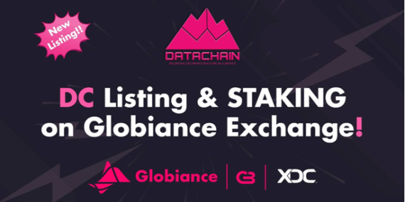 Globiance Platformunda Listelenen Datachain (DC) 5 Kasım’da AKTİF olacak